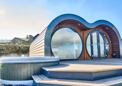 Camlad Valley Luxury Pods - Corndon with hot tub